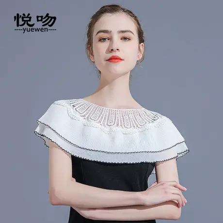 配吊带连衣裙的外搭罩衫2024新款防晒小披肩女夏百搭短款坎肩上衣商品大图