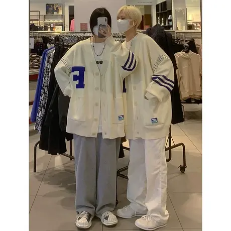 艺术生奶fufu毛衣女春秋季宽松外穿慵懒风早秋上衣新款2022针织衫图片