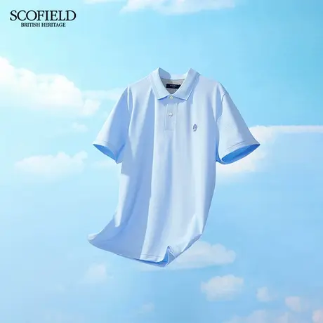 【秒杀】SCOFIELD男士24年夏季凉感休闲翻领舒适短袖POLO衫商品大图