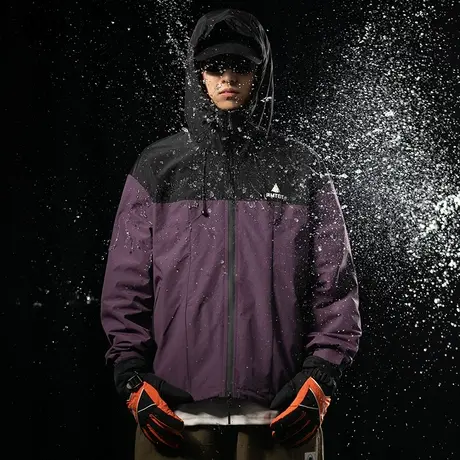 男士户外运动登山服春秋款防风防水冲锋衣外套男美式工装夹克男款商品大图