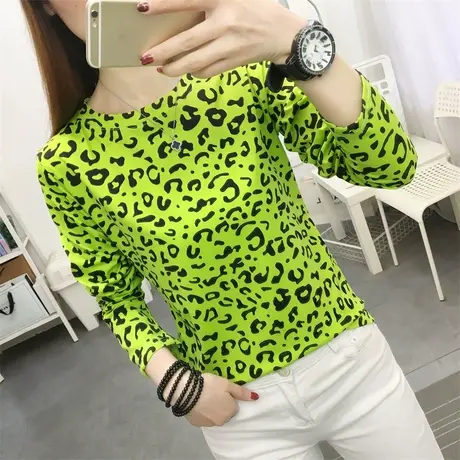 白色印花长袖t恤女ins超火春秋学生修身韩版潮chic早秋打底衫上衣图片