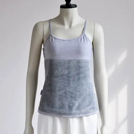 护肚暖胃保暖加绒吊带背心棉女肚兜内穿内衣秋衣不卷边肤色冬季商品大图