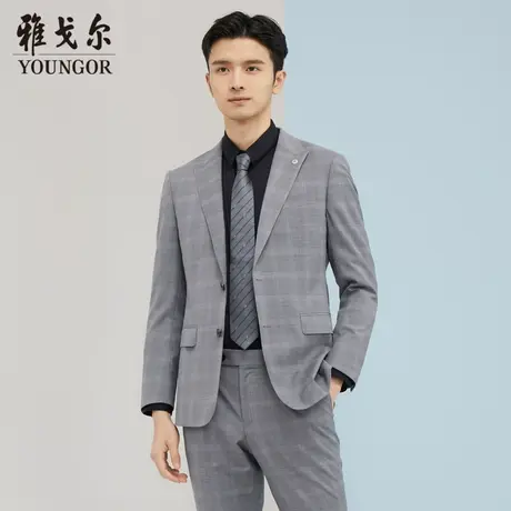 【商场同款】雅戈尔男士西服春季婚礼商务休闲羊毛西装外套S2081图片