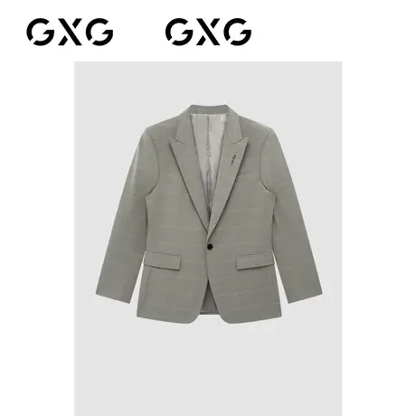 GXG男装 商场同款咖格套西西装 22年秋季新品图片