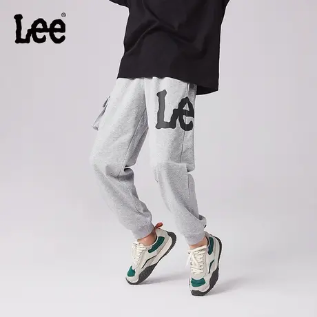 Lee运动裤子夏季2025新款男孩女大童薄款休闲卫裤儿童装夏装长裤图片