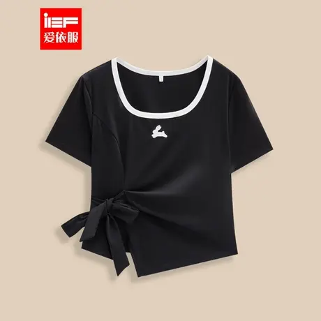 IEF/爱依服【微胖】大码女装2025夏季新款韩版时尚通勤设计感上衣商品大图