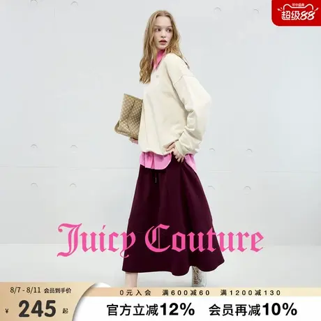 Juicy Couture橘滋卫衣女2025年秋季新款圆领简约休闲套头上衣商品大图