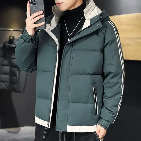 棉衣男士冬季工装外套新款短款潮流加厚棉袄冬装羽绒棉服保暖男装商品大图