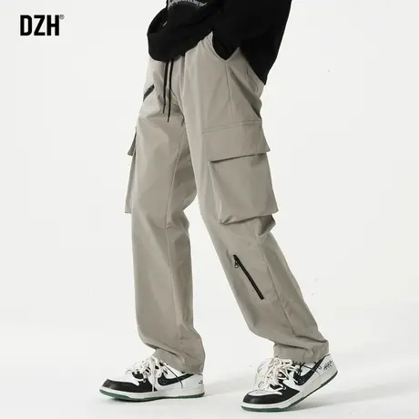 男士机能多口袋工装裤男春秋款2024年新款防风防水冲锋裤子伞兵裤商品大图