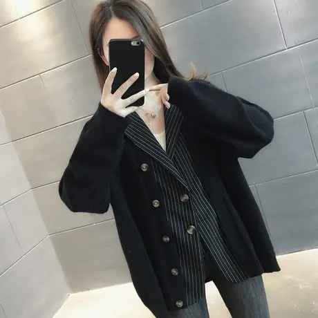 毛衣2023年新款女装秋冬季秋款秋装女士针织开衫宽松百搭外穿爆款商品大图