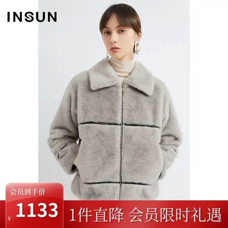 恩裳2022冬季时尚复古文艺气质保暖舒适休闲风短外套商品大图