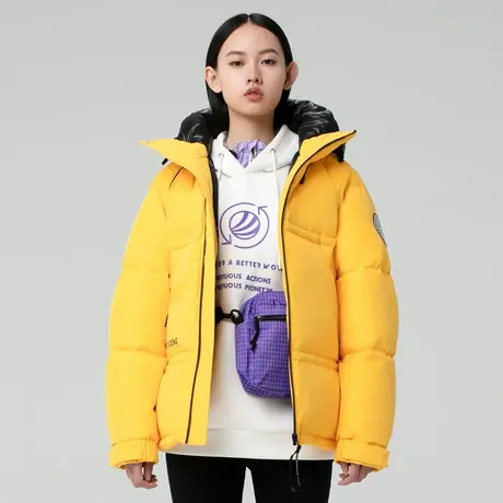 波司登羽绒服女短款时尚新潮保暖加厚外套冬韩版廓形图片