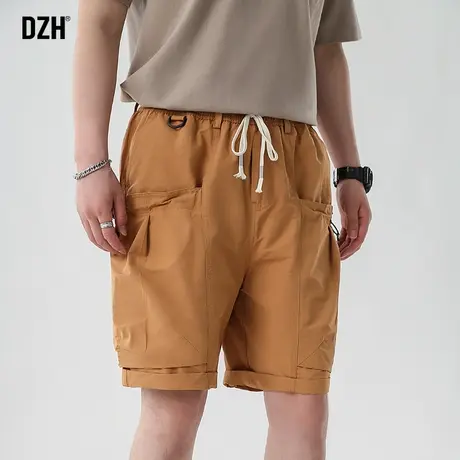 男士速干工装短裤男夏季休闲男款裤子潮牌大裤衩外穿沙滩裤三分裤商品大图
