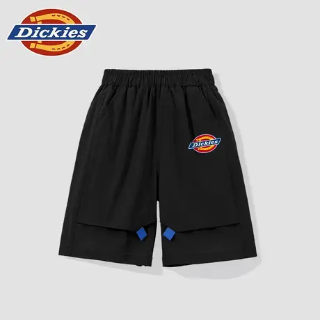 Dickies童装男童裤子夏季儿童凉感速干五分短裤男孩夏款工装裤薄A图片