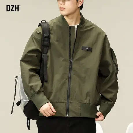 男士美式风街头棒球服oversize外套男潮高级感上衣飞行员夹克秋季商品大图