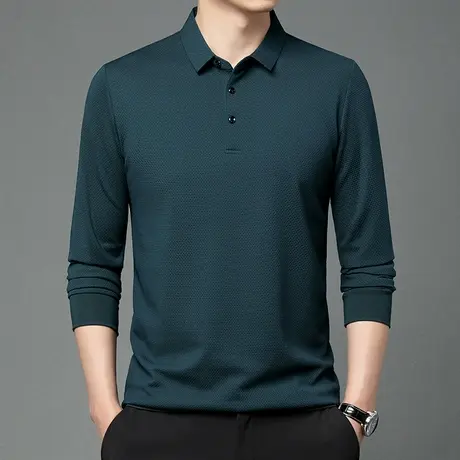 卫衣男长袖打底衫翻领polo男士宽松t恤痞帅潮流纯色打底上衣新款商品大图