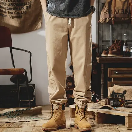 Modi Nick/摩帝尼克休闲工装裤宽松长裤男裤夏季薄款百搭裤子男款商品大图