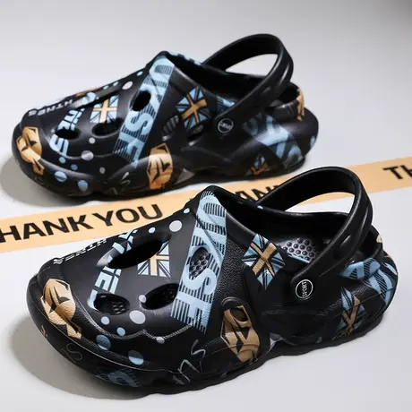 大码水鞋2023新款胶鞋防水鞋踩屎感厨房防滑鞋加厚软底沙滩涉水鞋商品大图