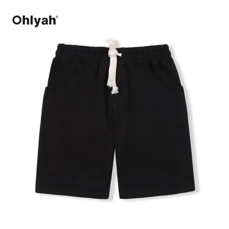Ohlyah潮牌设计感时尚套装男女同款2022宽松休闲短袖短裤两件套夏图片