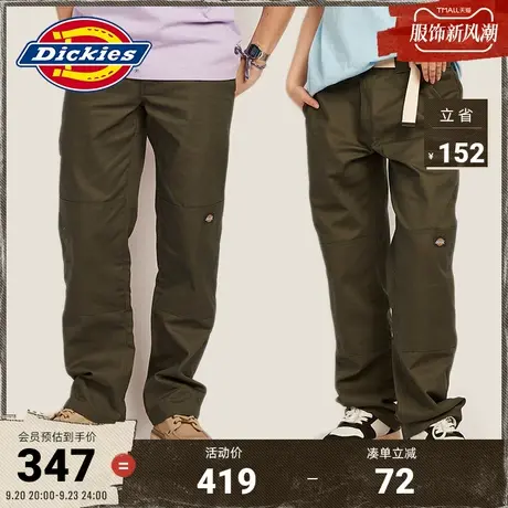 Dickies 23新款秋冬工装灵感 休闲长裤 双膝裤男女情侣图片