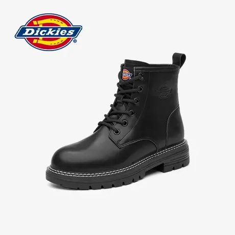 Dickies马丁靴女2024年冬季新款工装靴女防滑皮靴软底英伦短靴女商品大图