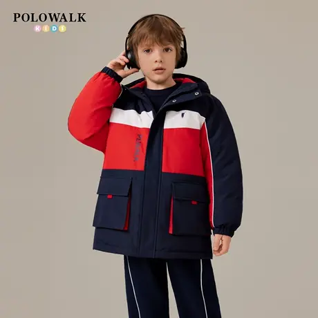 POLOWALK童装男童羽绒服2025新品男童羽绒服商品大图