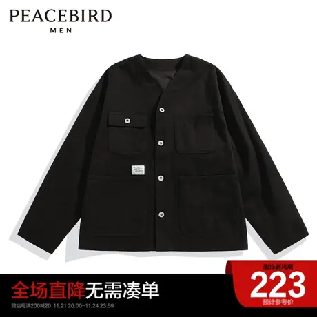 太平鸟男装奥莱 夹克2023年春季新款时尚上衣图片