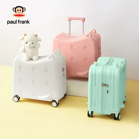 大嘴猴儿童行李箱可坐骑男女宝宝拉杆箱小孩座椅旅行箱20寸登机箱商品大图
