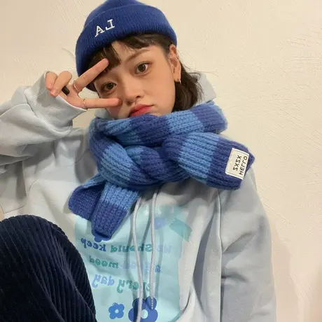 红续秋冬新款加绒加厚宽松连帽卫衣女外套韩版温柔慵懒风盐系上衣图片