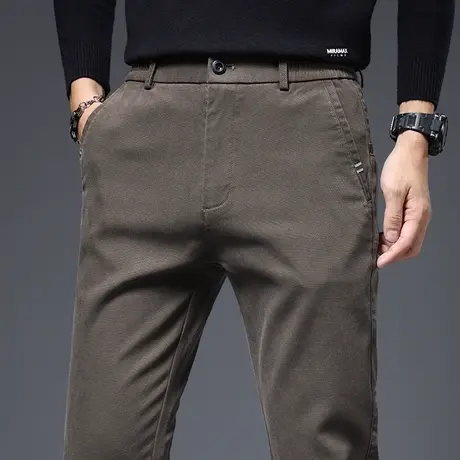 商务西裤男款春季修身小直筒休闲裤春秋款男士潮牌弹力男裤子春天商品大图