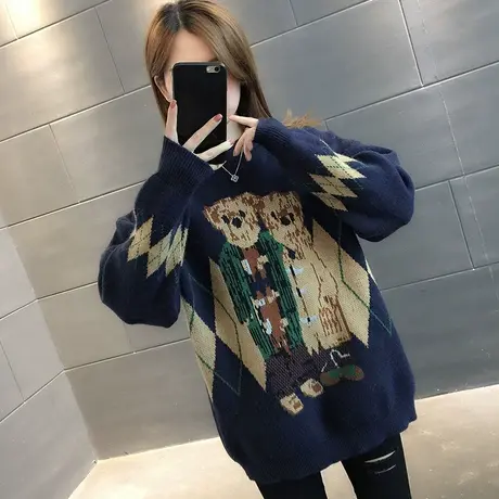 毛衣女装2023年新款秋冬季女士秋款秋装宽松外穿上衣服打底衫洋气商品大图