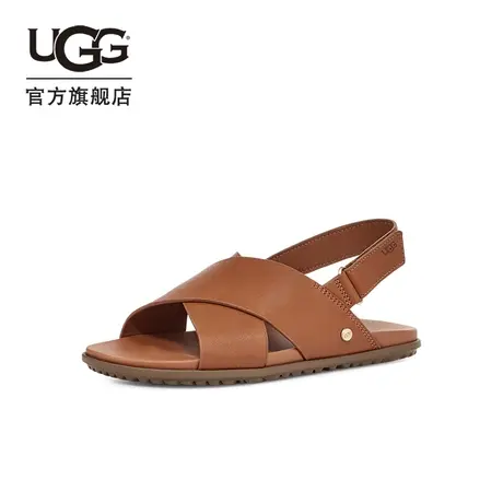 UGG2023夏季新款女士休闲舒适纯色平底时尚交叉露趾凉鞋 1144974图片