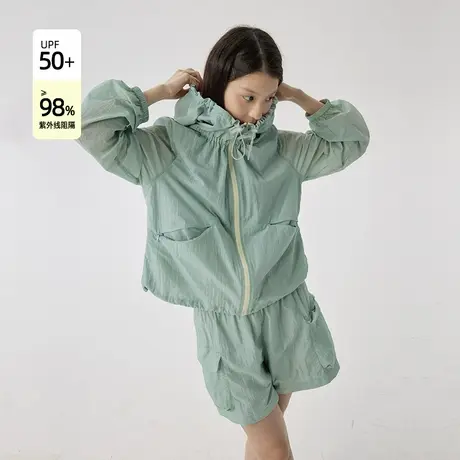 omont蛋挞家 UPF50+轻薄透气防晒外套夏季新款防紫外线防晒衣商品大图