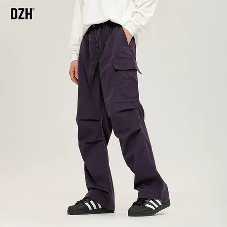 男士美式登山冲锋裤男款机能工装裤男直筒宽松2024新款秋季长裤子商品大图