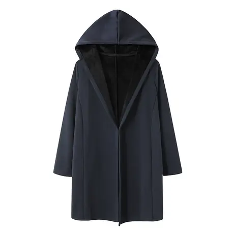 中国风古装连帽披风斗篷春秋季宽松开衫外套男加绒加厚中长款风衣图片