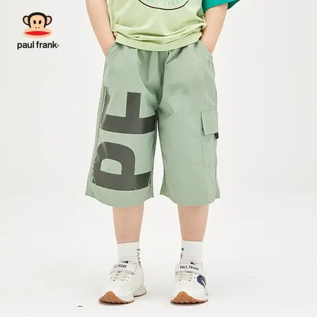 大嘴猴童装男童裤2023年夏季新品中大童外穿儿童薄款七分裤子商品大图