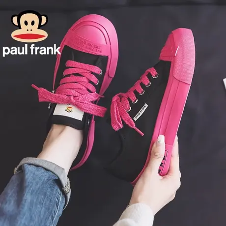 大嘴猴超火帆布鞋女款2023新款秋季小白鞋女鞋百搭运动休闲板鞋子商品大图