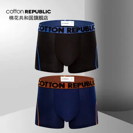 Cotton Republic/棉花共和国男士运动平角内裤休闲速干裤图片