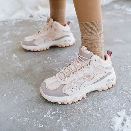 Skechers斯凯奇夏季女鞋高帮鞋厚底增高休闲运动鞋增高回弹老爹鞋商品大图