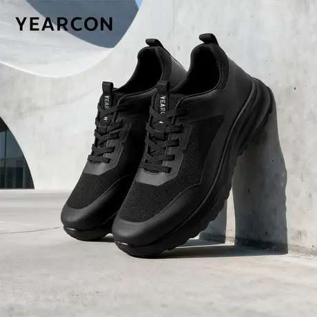 意尔康男鞋2026春季新款低帮运动休闲鞋飞织网面单鞋时尚百搭软底商品大图