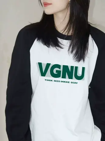 2023早秋新款纯棉长袖t恤女冬季时尚洋气时髦内搭打底衫撞色上衣商品大图