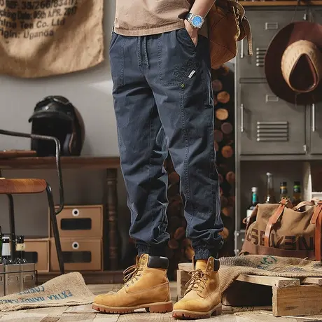 Modi Nick/摩帝尼克男士工装裤宽松潮流运动裤子裤子男款百搭舒适商品大图