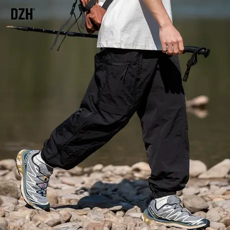 男士户外徒步速干冲锋裤男秋季潮牌山系运动男裤2023新款旅游穿搭图片