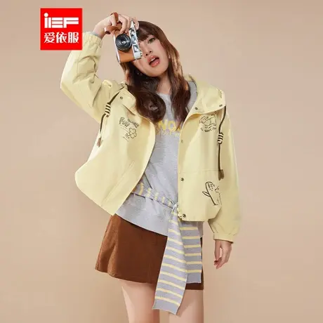 IEF/爱依服2025秋季新款韩版时尚休闲风设计感宽松通勤百搭外套商品大图