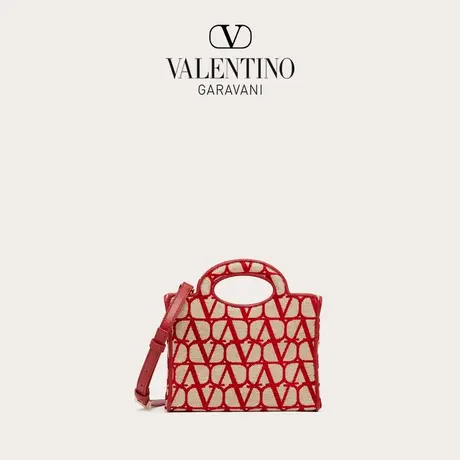 【季末优惠】【线上限定】华伦天奴女士V标志 LE TROISIEME托特包图片