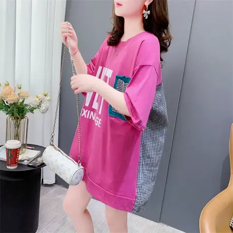 设计感衬衫拼接短袖T恤夏季2023新款宽松时尚洋气百搭网红上衣潮图片