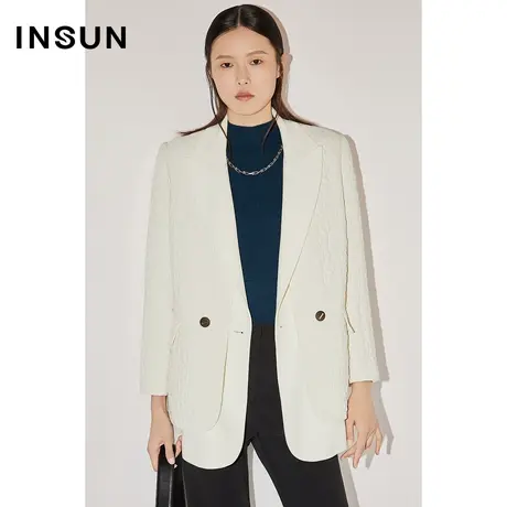 COVER冬季轻盈保暖轻商务小香风西装外套图片