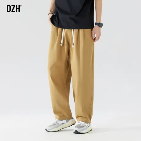 男士纯棉休闲裤男秋冬新款直筒宽松运动裤2023年新款裤子男款长裤商品大图