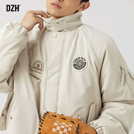 男生工装棉服男款冬季加厚潮牌休闲棉衣外套潮高级感2024新款棉袄商品大图