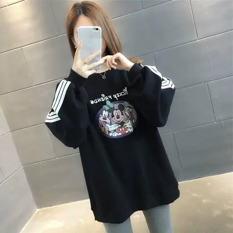 卫衣2023年新款女装韩版秋冬季秋款秋装宽松女士加绒外套爆款上衣图片